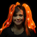 Orange Diva Dreads LED Headband